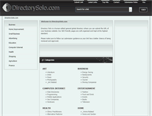 Tablet Screenshot of directorysolo.com